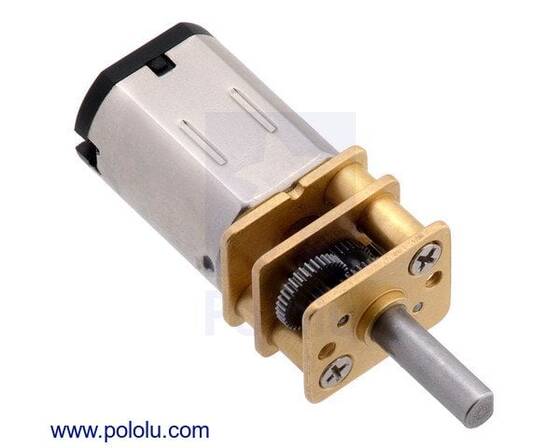 10:1 6V 1300 Rpm Düşük Güçlü Mikro Metal Motor (LP)