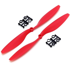 China - 1045 Drone Pervanesi Seti CW/CCW - Kırmızı