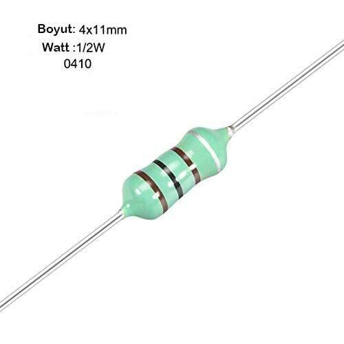 10uH 1/2W Direnç Tip Bobin - 0410