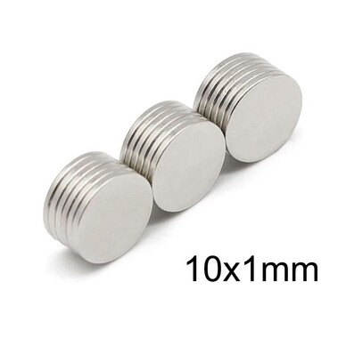  - 10X1mm Neodyum Güçlü Mıknatıs - Neodim Magnet