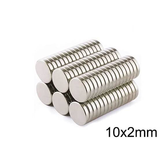 10X2mm Neodyum Güçlü Mıknatıs - Neodim Magnet