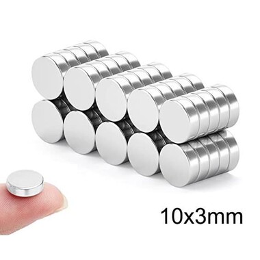  - 10X3mm Neodyum Güçlü Mıknatıs - Neodim Magnet
