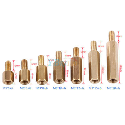 12mm Dişi-Erkek Metal Distans M3