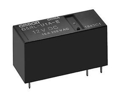 Omron - 12V 16A Omron Röle (8 PİN ) - G2RL-E - Siyah