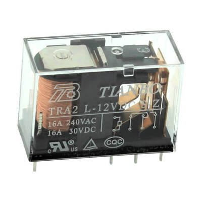 12V 16A Tianbo Röle - TRA2-L-12VDC-S-Z(2)