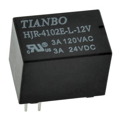 12V 3A Tianbo Röle - HJR-4102E-L-12VDC-S-Z