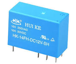 Huike - 12V Çift Kontak Huike 4052 (12V 5A) - HK14FD-DC12V-SHG