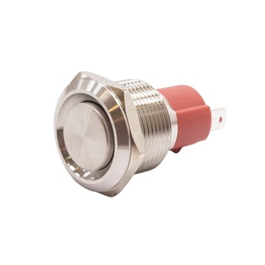  - 19D-P1Z 19mm Düz Anahtarlı Metal Buton