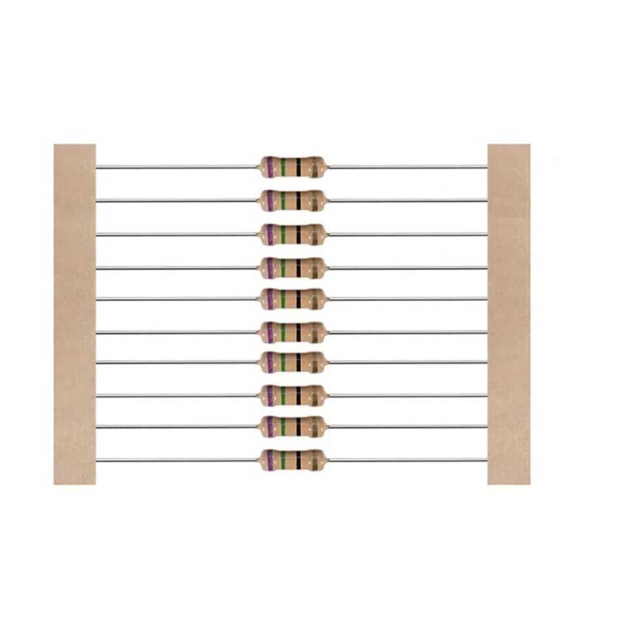  1m 1/4w Direnç Metal Film