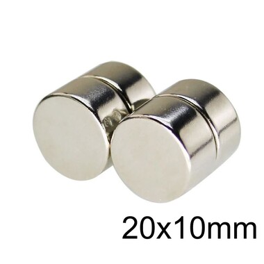  - 20X10mm Neodyum Güçlü Mıknatıs - Neodim Magnet