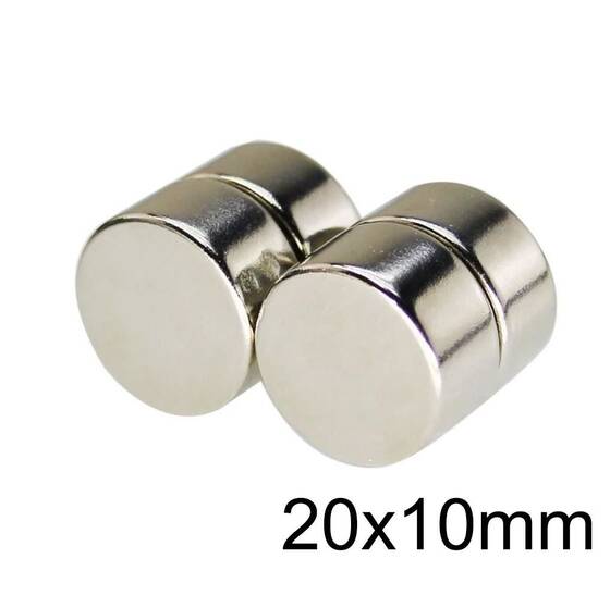 20X10mm Neodyum Güçlü Mıknatıs - Neodim Magnet