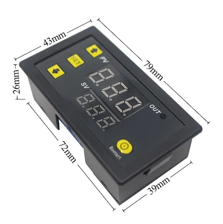 220V AC Dijital sıcaklık kontrol cihazı LED Ekran Termostat W3230