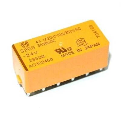 24V 4A 12Pin 4PST Panasonic Röle - S2EB-24V