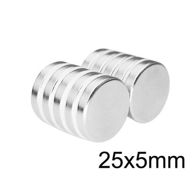  - 25X5mm Neodyum Güçlü Mıknatıs - Neodim Magnet