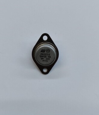 ST - 2N3055 TO-3 15A 100V 115W NPN BJT TRANSISTOR