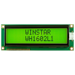 Winstar - 2x16 Geniş Yeşil Karakter Lcd Ekran - WH1602L1-YYH-JT