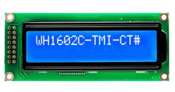 2x16 Lcd Ekran Mavi - WH1602C-TMI-CT - Thumbnail