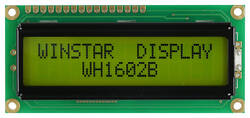 2x16 Lcd Ekran Yeşil - WH1602B-YYH-ETK