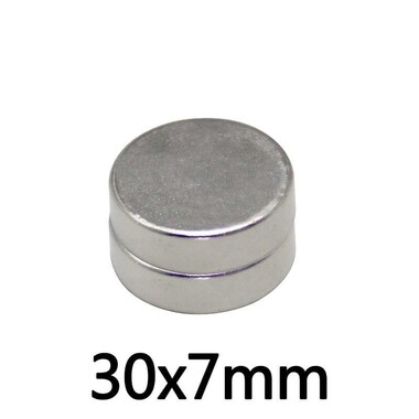  - 30X7mm Neodyum Güçlü Mıknatıs - Neodim Magnet