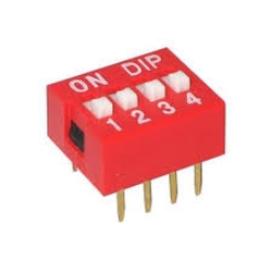 China - 4 Pin Dip Switch