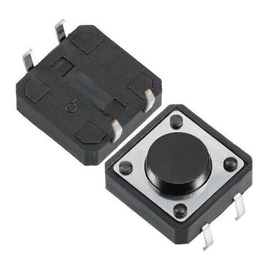  - 4 Pinli 12X12X1.5 mm Tactile Push Buton