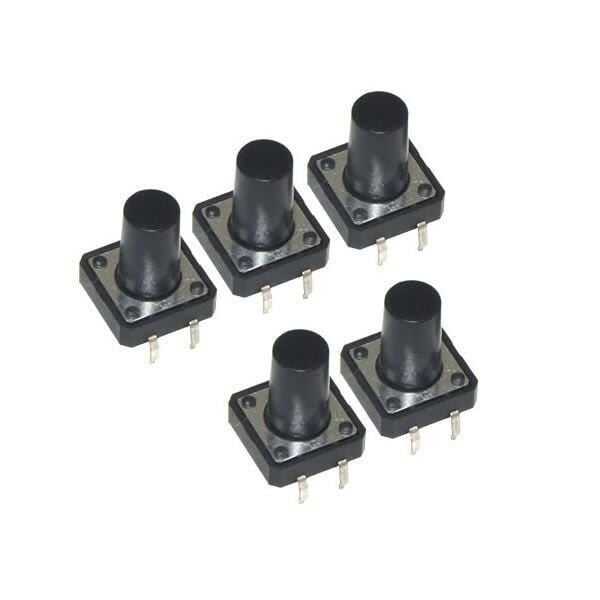  4 Pinli 12x12x9mm Tactile Push Buton