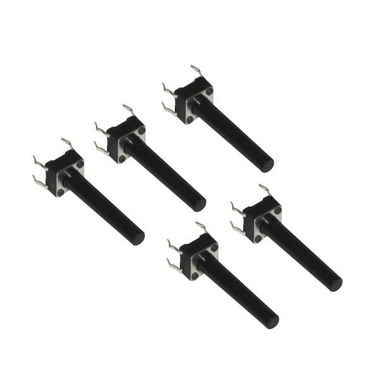  - 4 Pinli 6X6X18mm Tactile Push Buton