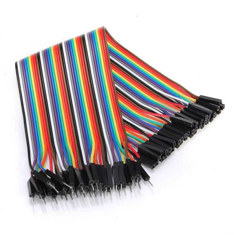  40 Adet Erkek-dişi Jumper Kablo 30cm