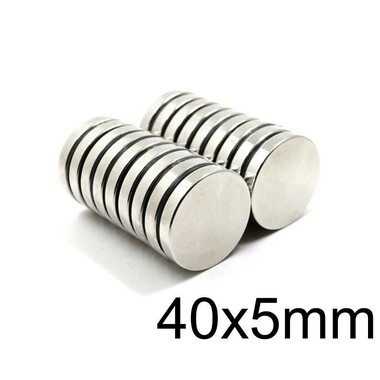  - 40X5mm Neodyum Güçlü Mıknatıs - Neodim Magnet