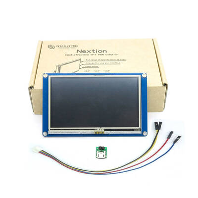 4.3 Inch Nextion HMI Akıllı Dokunmatik TFT Lcd Ekran - 16MB Dahili Hafıza NX4827T043