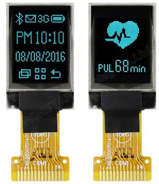  - 48x64 Mavi Oled Lcd Ekran - Pinleri Pcbye Lehimlenir - WEO004864ASPP3N00000