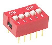 China - 5 Pin Dip Switch