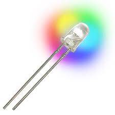 5mm Flaşör RGB led 2 Bacak