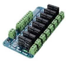 China - 5V 8 Kanal Solid State Röle Kart (5V 2A) (Geliştirme Kartlarıyla Uyumlu)