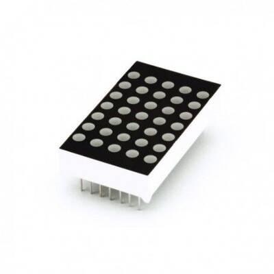 5x7 Dot Matrix Katot 3mm Led - Kırmızı