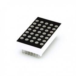 5x7 Dotmatrix Ortak Katot 52x33mm 5mm Led - Kırmızı