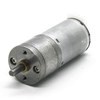  - 6V 210RPM Enkoderli Metal Redüktörlü DC Motor