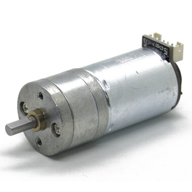  - 6V 300RPM Enkoderli Metal Redüktörlü DC Motor