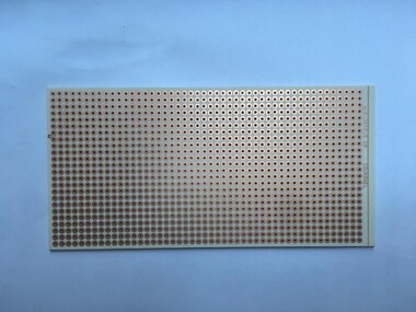  - 6X13CM Bakır plaket Delikli Pertinaks