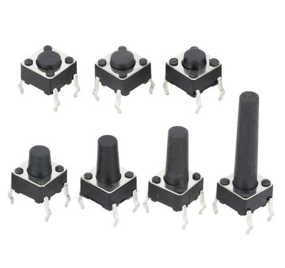 6x6x11mm 4 Pinli Push Buton - Tact Switch