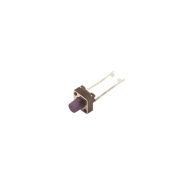  - 6X6X7mm 2 Pinli Uzun Bacaklı Mor Tact Switch
