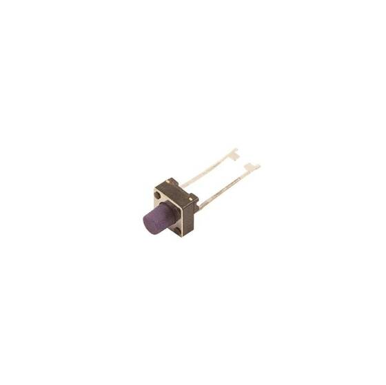 6X6X7mm 2 Pinli Uzun Bacaklı Mor Tact Switch