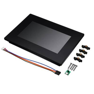 7.0 Inch Nextion HMI Rezistif Dokunmatik LCD Ekran ve Muhafaza - 800x400 - 32MB Hafıza NX8048K070-011R