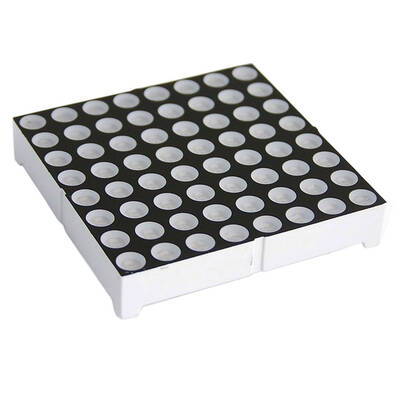 8x8 Dotmatrix Anot (60x60mm) 5mm Led - Kırmızı