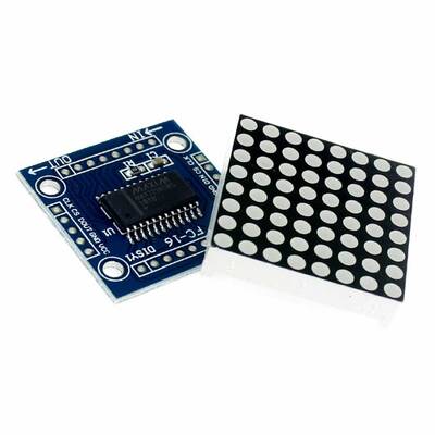 8x8 Dotmatrix Kartı - Peşpeşe Takılabilir Max7219