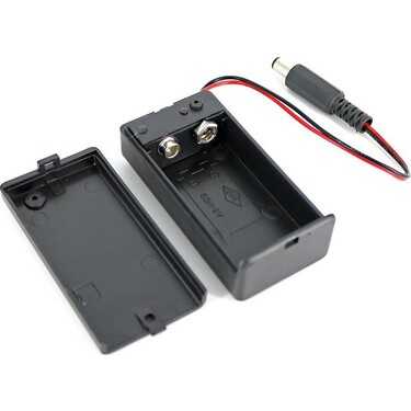  9v Pil Yuvası - Kutulu Ve Anahtarlı