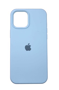  - Açık Mavi İphone 12 Pro Max İçi Süet Lansman Kılıf