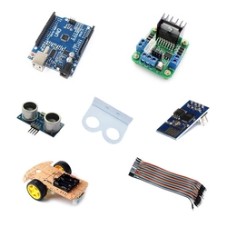 Maker Marketim - Arduino Bluetooth Robot Araba Kontrol Kiti - Kit02