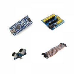 Maker Marketim - Arduino Nano HC-SR04 Ultrasonik Eğitim Seti - Kit04