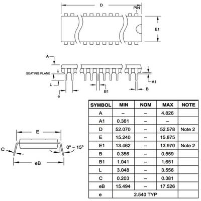 ATMEGA16A-PU 8-Bit 16MHz Mikrodenetleyici DIP-40